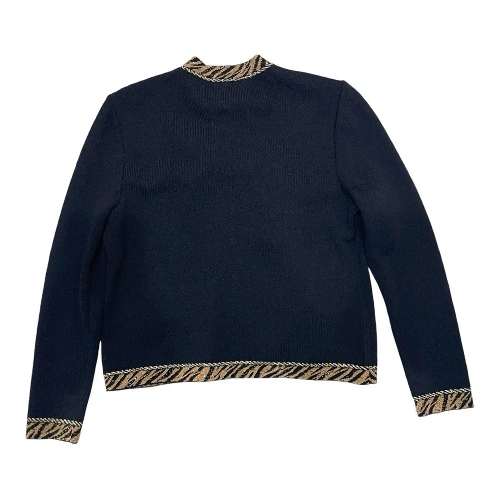 St.John Evening by Marie Gray, Gold and Black Jacket Women’s size 4 - Picture 4 of 13